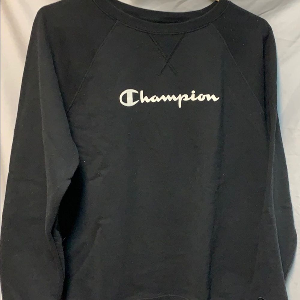 Black champion sweater